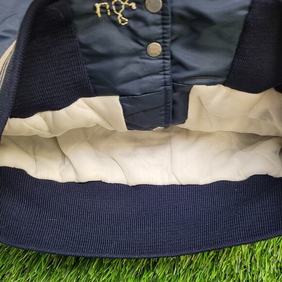 Vintage UMass Lowell Band Varsity Letterman Jacket Small 21x24 Satin 70s 80s - Picture 3 of 10